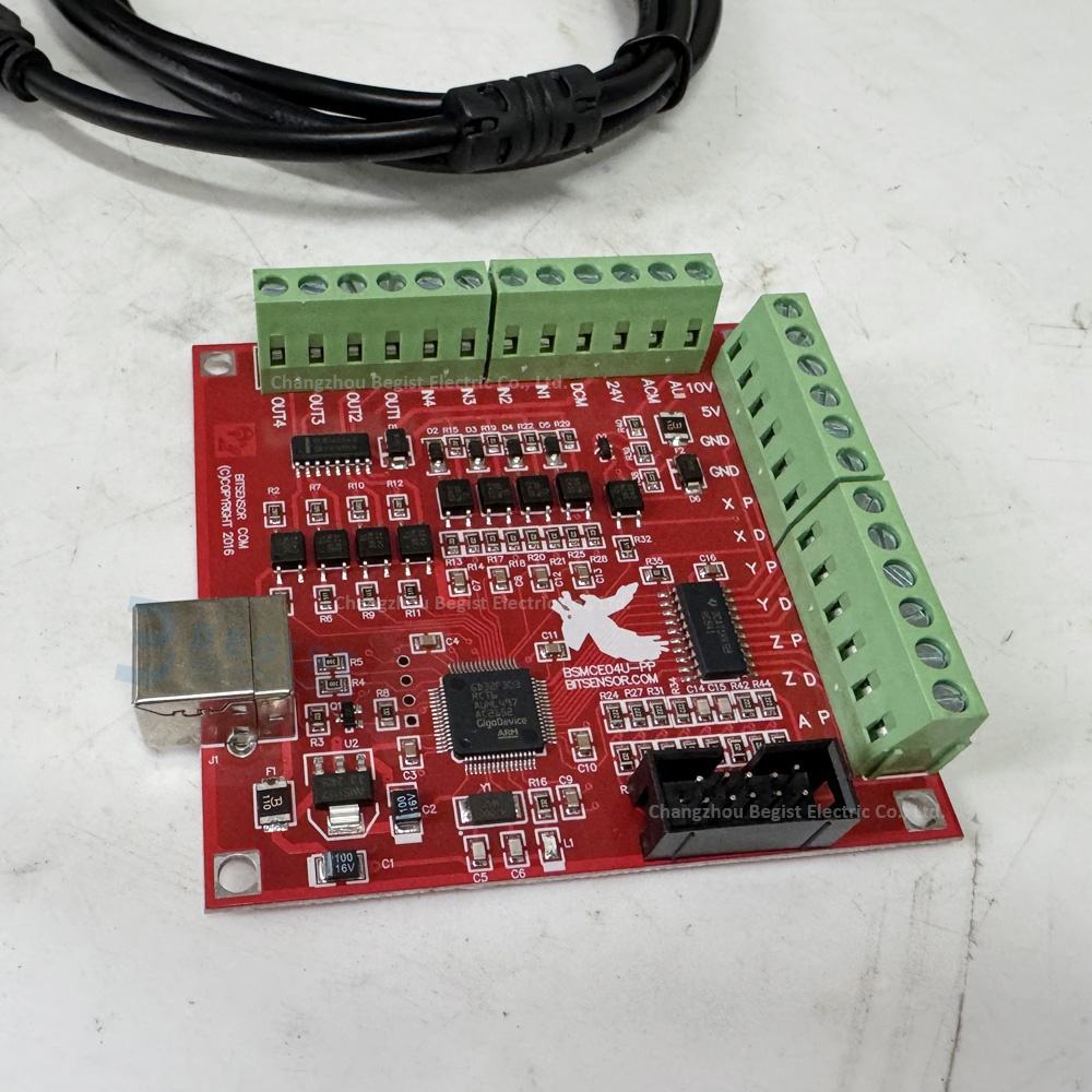 24V USB Mach3 Motion Control Card 4 Axis CNC Controller Interface Board