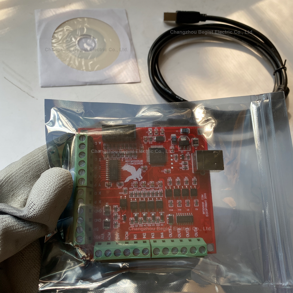 CNC USB MACH3 100Khz Breakout Board 4 Axis Interface Driver Motion Controller