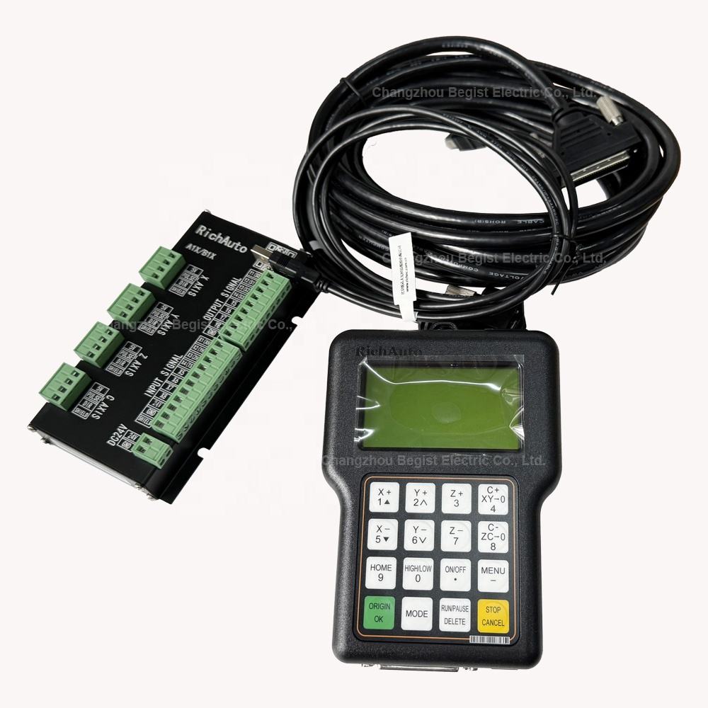 For RichAuto A18 4 Axis CNC Controller DSP A18s A18e USB Linkage Motion Control System Manual for CNC Router Made of Durable Pla