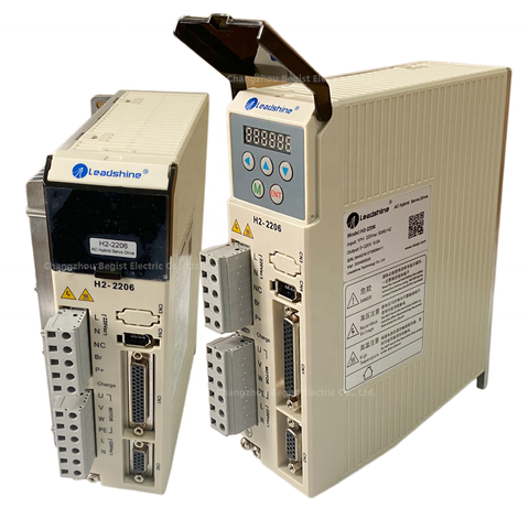 Original Leadshine H2-758 AC Hybrid Servo Drive and Stepper Motor Set 220V Whole Unit