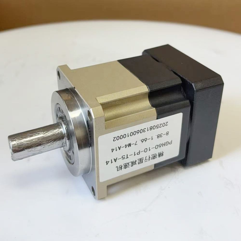 PGH60-10 Helical Gear Planetary Transmission Gearbox Low Noise Low Backlash Speed Reducer for Servo Motor