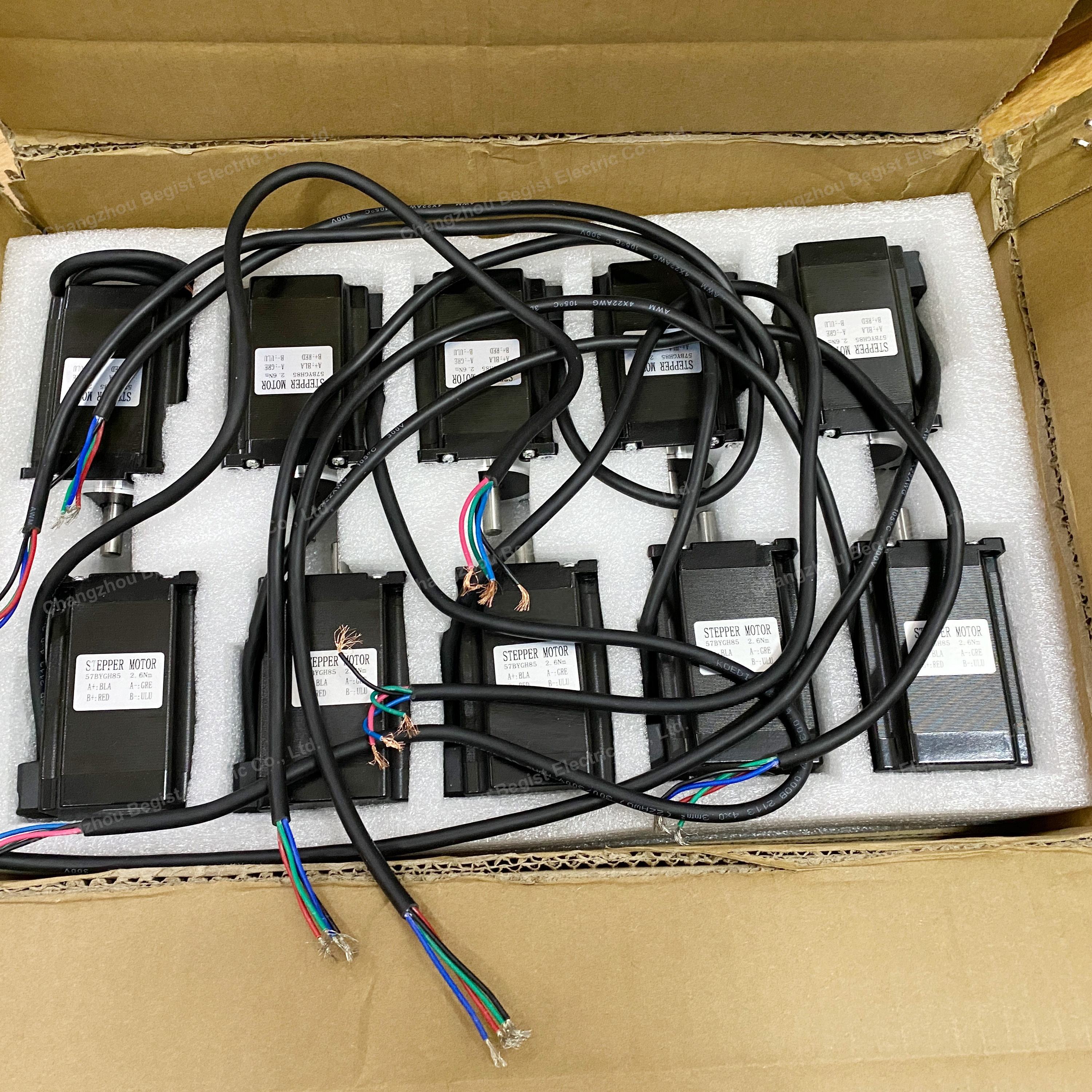 BEGIST 3 4 Axis CNC Kit Nema 23 2.6N 100mm Stepper Motor USB Mach3 Controller Power Supply Hybrid Type-Nema 23 Stepper Motor